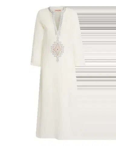 Emporio Sirenuse Jenna Caftan with Meridiana Embroidery | Thumbnail 5