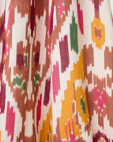 Emporio Sirenuse Kika Skirt in Watercolor Ikat | Thumbnail 11
