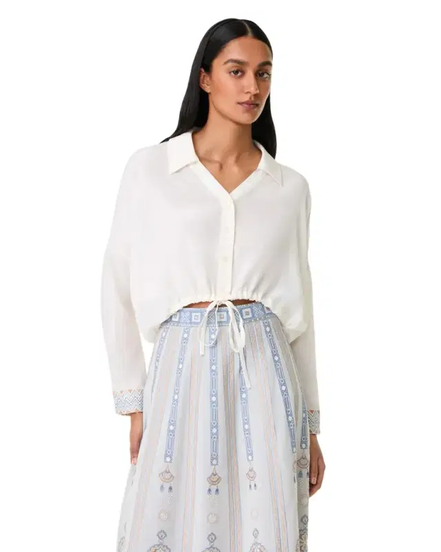 Minerva Top with Meridiana Embroidery