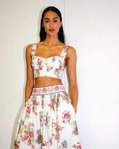 Emporio Sirenuse Ombretta Skirt in Chintz Print | Thumbnail 6 Emporio Sirenuse Ombretta Skirt in Chintz Print | Thumbnail 6