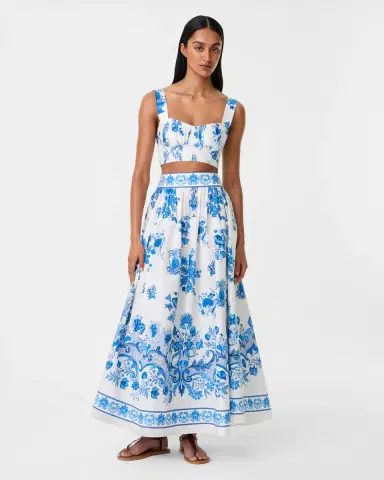 Emporio Sirenuse Ombretta Skirt in Chintz Print | Thumbnail 8 Emporio Sirenuse Ombretta Skirt in Chintz Print | Thumbnail 8