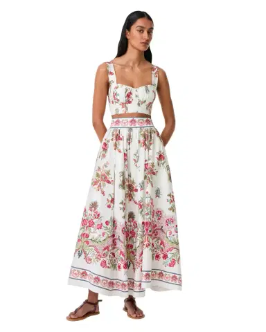 Emporio Sirenuse Ombretta Skirt in Chintz Print | Thumbnail 1 Emporio Sirenuse Ombretta Skirt in Chintz Print | Thumbnail 1