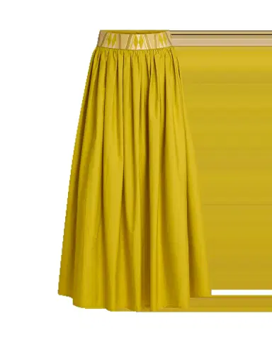 Emporio Sirenuse Ombretta Skirt with Papyrus Embroidery | Thumbnail 5 Emporio Sirenuse Ombretta Skirt with Papyrus Embroidery | Thumbnail 5