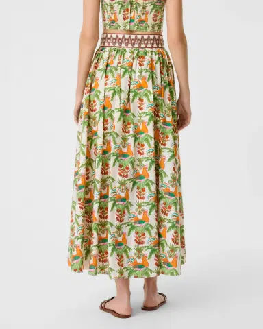 Emporio Sirenuse Ombretta Skirt in Midsummer Print | Thumbnail 4 Emporio Sirenuse Ombretta Skirt in Midsummer Print | Thumbnail 4