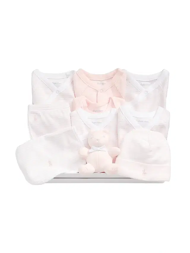 Polo Ralph Lauren Baby's 11-Piece Essential Cotton Set - Delicate Pink 6 Months