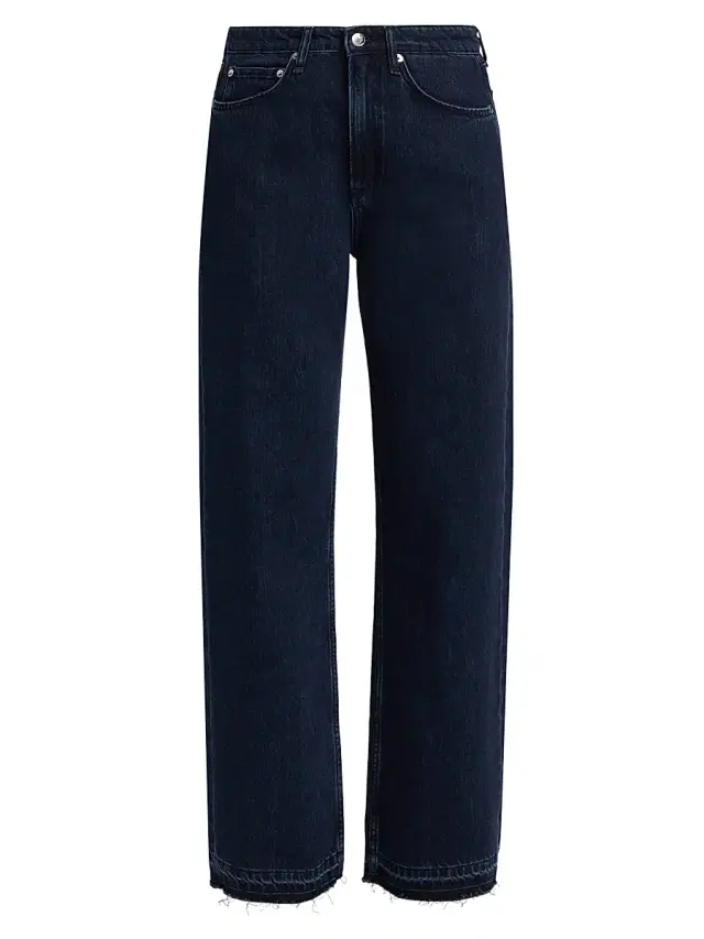 rag & bone Women's Logan Mid-Rise Wide-Leg Jeans - Elenna