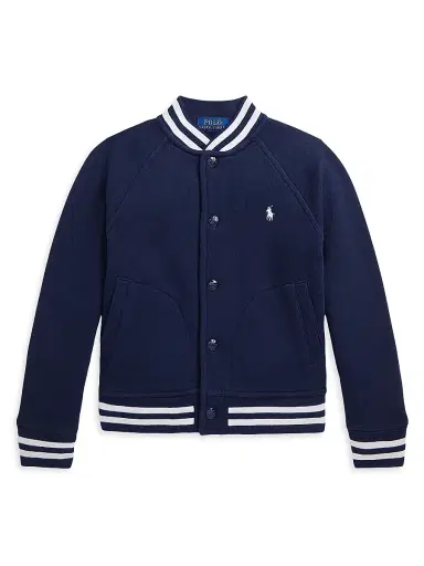 Polo Ralph Lauren Little Boy's & Boy's Knit Bomber Jacket - Navy | Thumbnail 1 Polo Ralph Lauren Little Boy's & Boy's Knit Bomber Jacket - Navy | Thumbnail 1