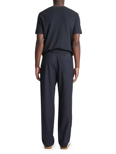 Vince Men's Louie Wool Twill Pants - Dark Blue | Thumbnail 4 Vince Men's Louie Wool Twill Pants - Dark Blue | Thumbnail 4