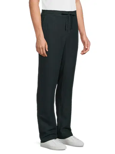 Vince Men's Lightweight Hemp Pants - Seaweed | Thumbnail 4 Vince Men's Lightweight Hemp Pants - Seaweed | Thumbnail 4