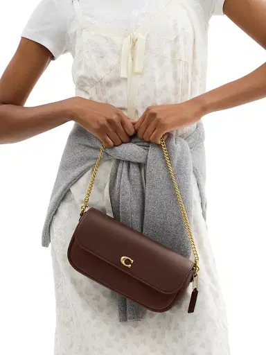 COACH Women's Brook Leather Chain Shoulder Bag - Maple | Thumbnail 2