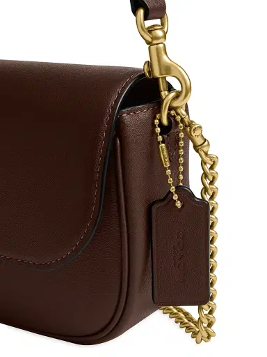 COACH Women's Brook Leather Chain Shoulder Bag - Maple | Thumbnail 8