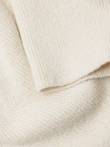 Vince Men's Rib-Knit Cotton-Blend V-Neck Sweater - Classic Cream - Size XXL | Thumbnail 6