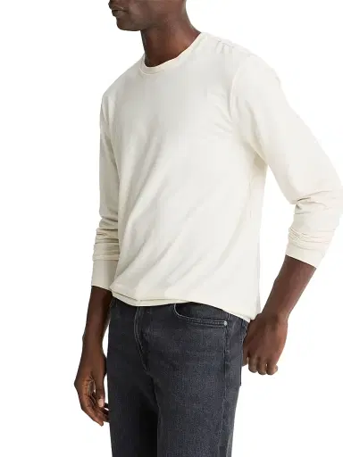 Vince Men's Triblend Jersey Crewneck T-Shirt - Bone | Thumbnail 3