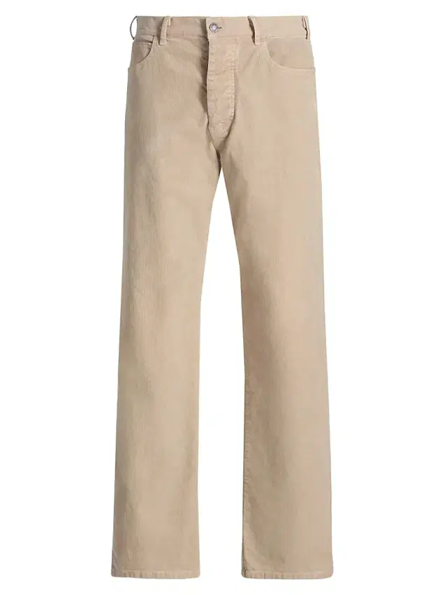 Nili Lotan Men's Billie Corduroy High-Rise Pants - Marble