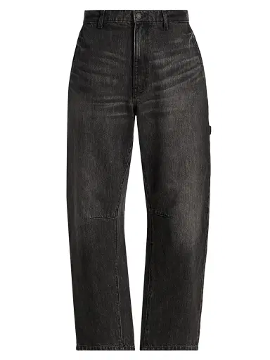 Nili Lotan Men's Carpenter Faded Jeans - Stone Black Wash - Size 36 | Thumbnail 1 Nili Lotan Men's Carpenter Faded Jeans - Stone Black Wash - Size 36 | Thumbnail 1