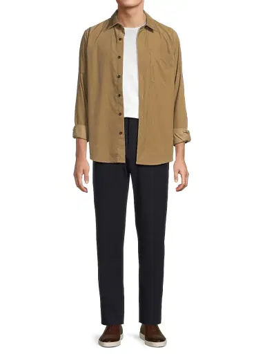 Vince Men's Cotton Corduroy Shirt - Teton | Thumbnail 2