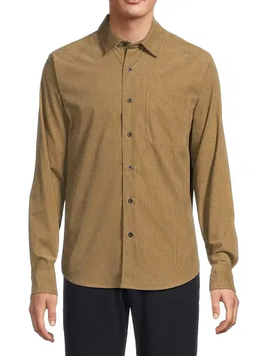 Vince Men's Cotton Corduroy Shirt - Teton | Thumbnail 3