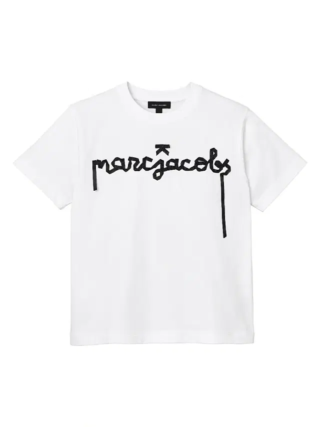 Women's Ribbon Logo T-Shirt - White Multi