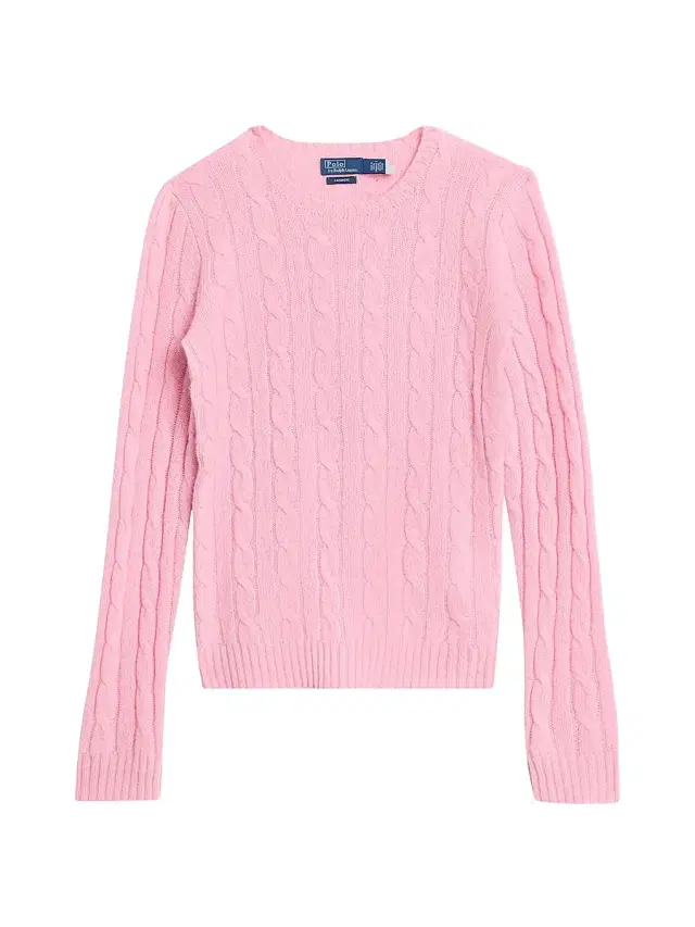 Polo Ralph Lauren Women's Cable-Knit Cotton-Wool Sweater - Dusty Pink