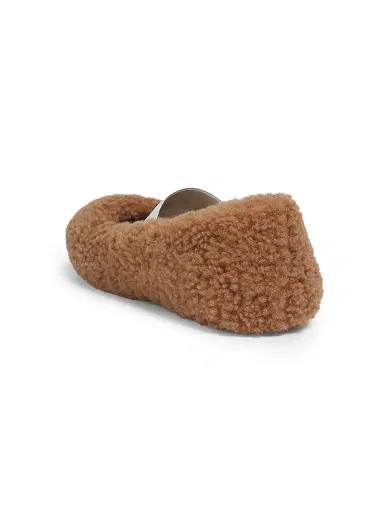 Moon Boot Women's Shearling Ballerina Flats - Cognac | Thumbnail 3 Moon Boot Women's Shearling Ballerina Flats - Cognac | Thumbnail 3