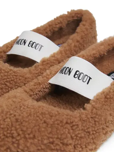 Moon Boot Women's Shearling Ballerina Flats - Cognac | Thumbnail 5 Moon Boot Women's Shearling Ballerina Flats - Cognac | Thumbnail 5
