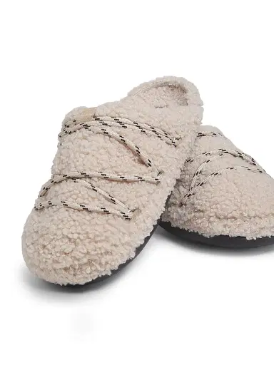 Moon Boot Women's Teddy Fleece Slippers | Thumbnail 5