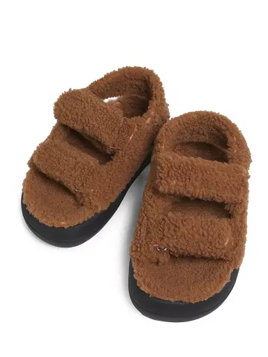 Moon Boot Women's  Shearling Sandals - Cognac | Thumbnail 4