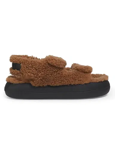 Moon Boot Women's  Shearling Sandals - Cognac | Thumbnail 1
