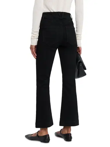 Veronica Beard Women's Carson High-Rise Cropped Regular-Fit Jeans | Thumbnail 4