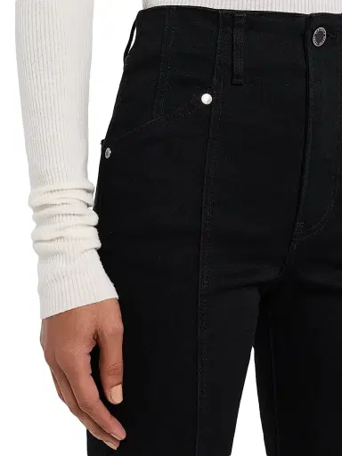 Veronica Beard Women's Carson High-Rise Cropped Regular-Fit Jeans | Thumbnail 5