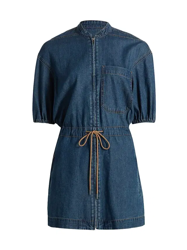 Veronica Beard Women's Akerman Denim Minidress - City Stroll