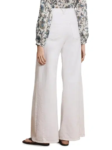 Veronica Beard Women's Vicki Spliced Extra Wide-Leg Jeans | Thumbnail 5 Veronica Beard Women's Vicki Spliced Extra Wide-Leg Jeans | Thumbnail 5
