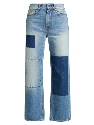 Veronica Beard Women's Dylan Ankle High-Rise Straight Jeans - Time Lapse - Size 30 | Thumbnail 1 Veronica Beard Women's Dylan Ankle High-Rise Straight Jeans - Time Lapse - Size 30 | Thumbnail 1