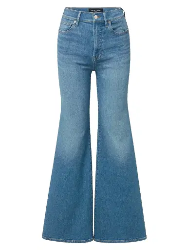 Veronica Beard Women's Joplin High-Rise Wide Flare Jeans - Pool Party - Size 31 | Thumbnail 1
