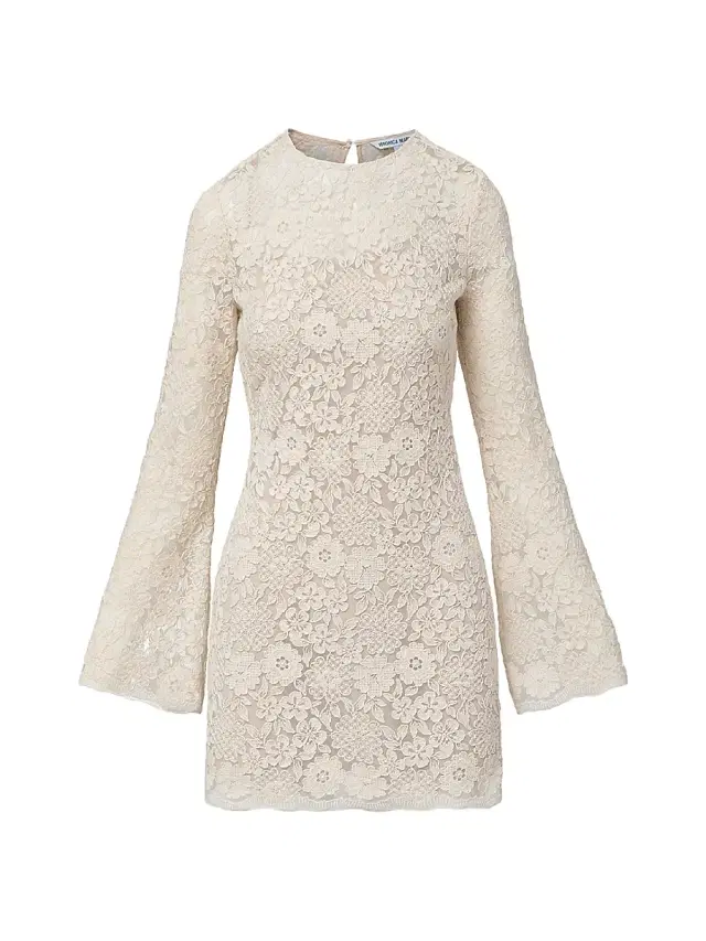 Veronica Beard Women's Teresia Lace Minidress - Dove