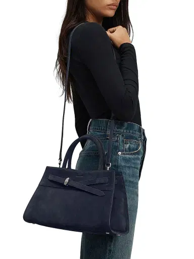 Veronica Beard Women's Dash Suede Top Handle Bag | Thumbnail 3
