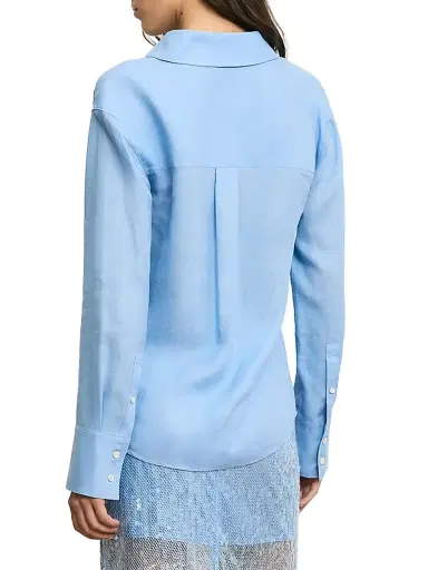 Veronica Beard Women's Perezzi Linen Shirt | Thumbnail 4