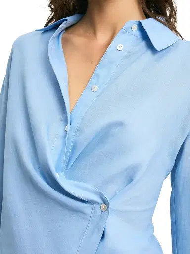 Veronica Beard Women's Perezzi Linen Shirt | Thumbnail 5