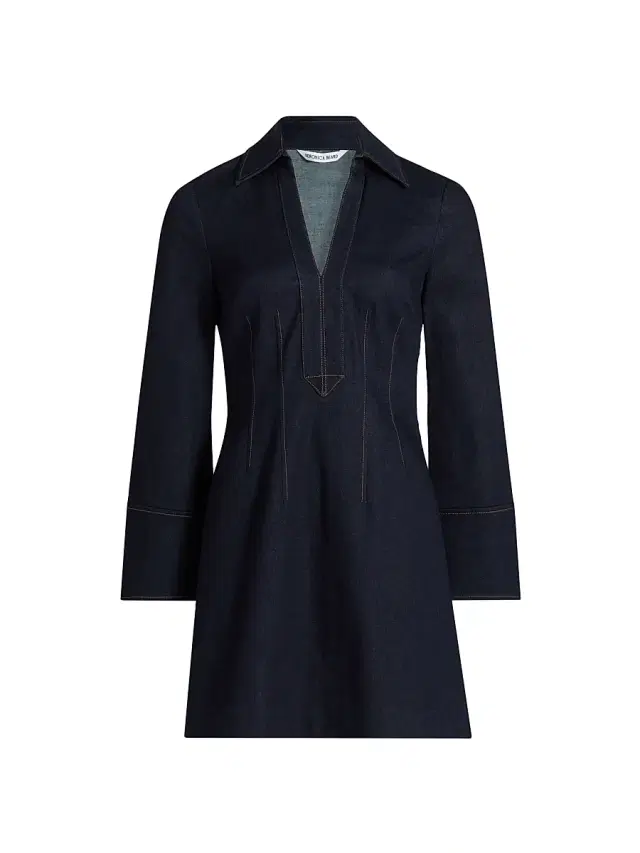 Veronica Beard Women's Raymond Denim Minidress - Midnight Wash