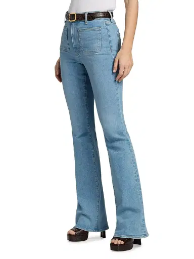 Veronica Beard Women's Beverly High-Rise Skinny Flare Jeans | Thumbnail 4 Veronica Beard Women's Beverly High-Rise Skinny Flare Jeans | Thumbnail 4