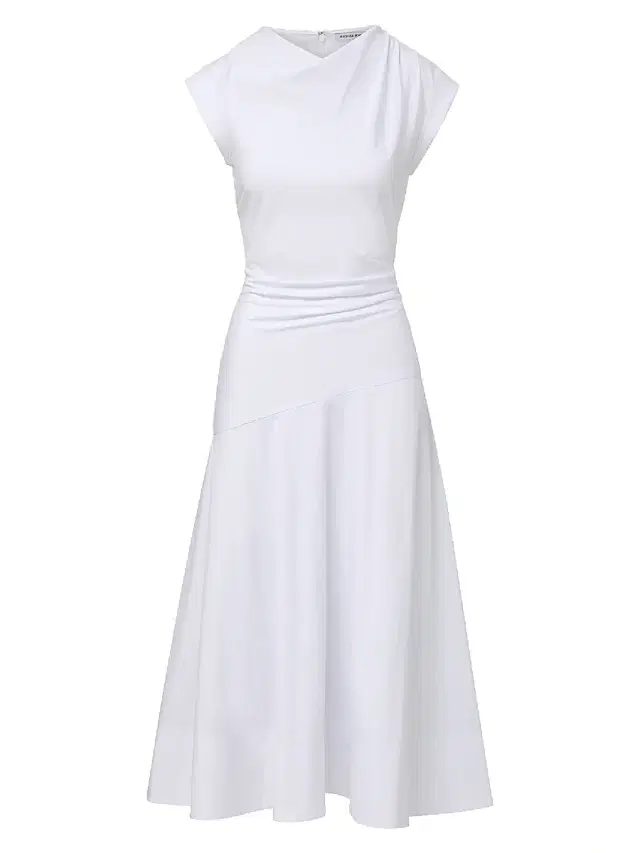 Women's Lisette Cotton-Blend Midi-Dress - White