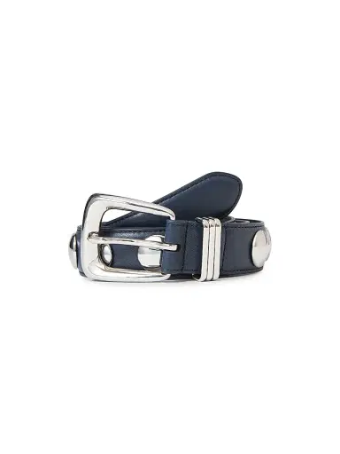 Veronica Beard Women's Arch Studded Leather Belt | Thumbnail 3