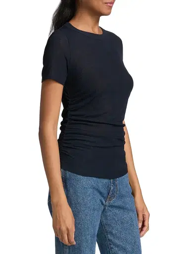 Veronica Beard Women's Remus Slub T-Shirt | Thumbnail 4