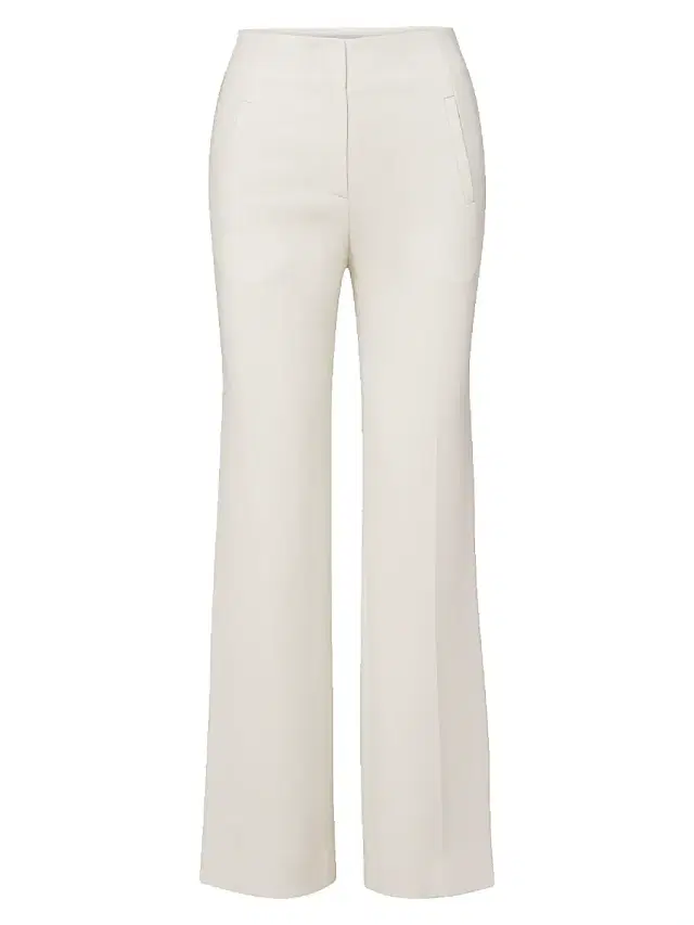 Veronica Beard Women's Carys Crop Wide-Leg Pants - Dove
