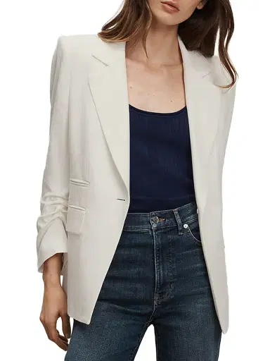 Veronica Beard Women's Battista Dickey Jacket - Dove - Size 00 | Thumbnail 3