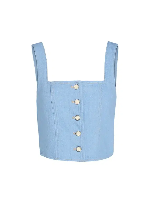 Veronica Beard Women's Spensley Denim Vest - Bayside