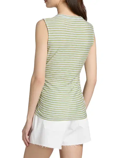 Veronica Beard Women's Johana Striped Tank Top - Banded Stripe | Thumbnail 5 Veronica Beard Women's Johana Striped Tank Top - Banded Stripe | Thumbnail 5