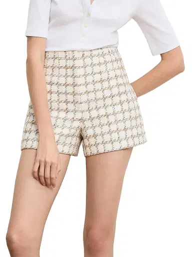 Veronica Beard Women's Jazmin Tweed Shorts | Thumbnail 3 Veronica Beard Women's Jazmin Tweed Shorts | Thumbnail 3