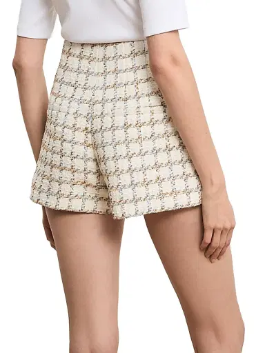 Veronica Beard Women's Jazmin Tweed Shorts | Thumbnail 5 Veronica Beard Women's Jazmin Tweed Shorts | Thumbnail 5