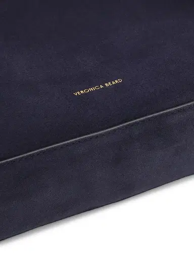 Veronica Beard Women's Swing Suede Top Handle Bag - Navy | Thumbnail 6 Veronica Beard Women's Swing Suede Top Handle Bag - Navy | Thumbnail 6